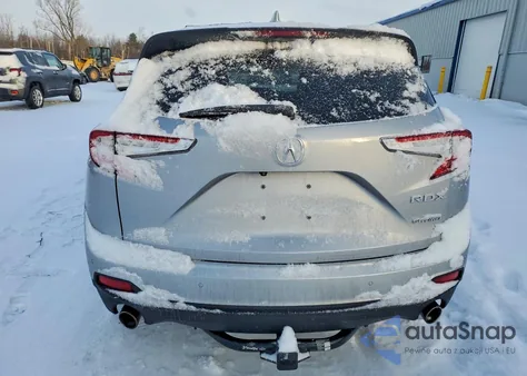 2020 Acura Rdx Technology z USA, uszkodzony, nr VIN 5J8TC2H55LL024332